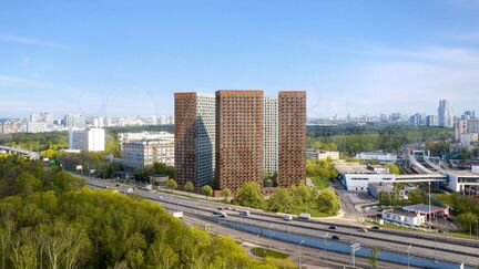 1-к апартаменты, 44.9 м², 21/28 эт.