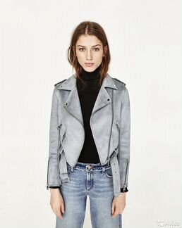 Куртка zara под замшу
