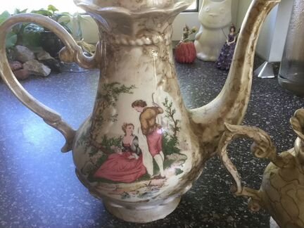 2 чайника. Декор