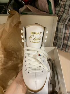 Коньки фигурные Graf Etude white 29 размер новые