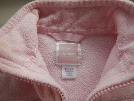 Флисовая кофта для девочки 18-24 мес 86 92