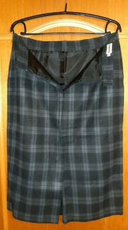 Юбка в клетку новая