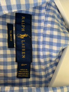 Новая Рубашка ralph lauren L