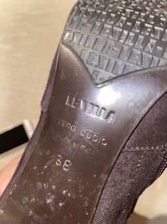 Замшевые сапоги