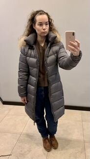 Пуховик Escada женский р.44 серый
