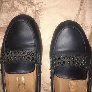 Кожаные слипоны Rendez-Vous