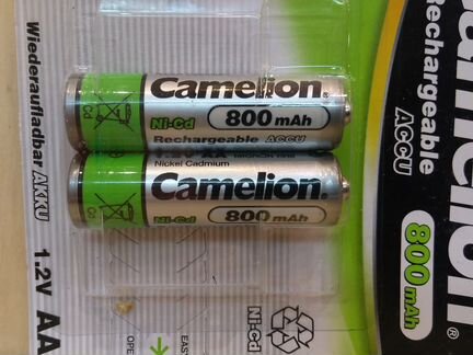 NiCd аккумуляторы AA Camelion 800mAh 1.2V