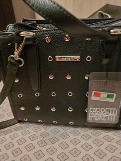 Новая кожаная сумка fabretti