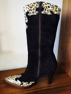 Сапоги из натуральной кожи