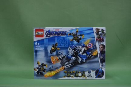 Lego 76123 Капитан Америка: Атака Аутрайдеров