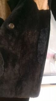 Шуба мутоновая новая, натуральная. Винтаж