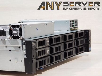 Сервер Dell R720xd 2x E5-2650v2 128Gb H710 12x3.5