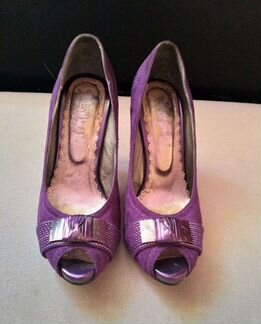 Туфли с открытым носом