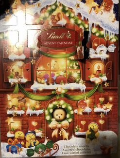 Шоколад Lindt, домик медвежонка (адвент календарь)