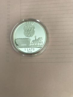 Латвия 1 лат 2004 Видземе Задвинское герцогство