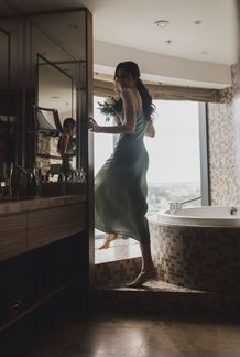 Платье в бельевом стиле