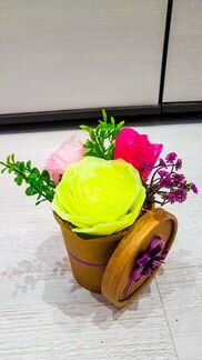 Букет из мыла на 8 марта