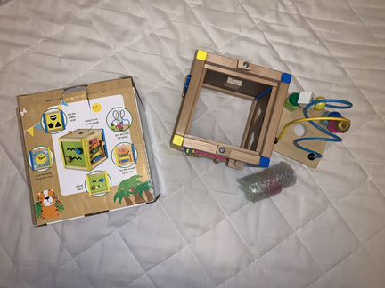 Новая, Развивающая игрушка, Бизикуб, бизиборд, ELC