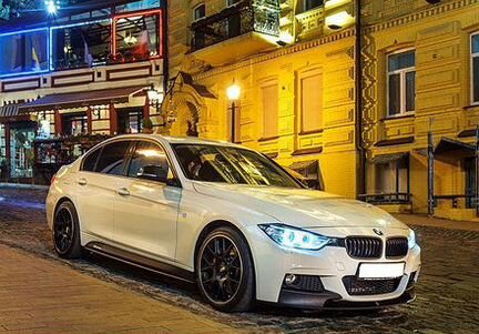 Лезвия на пороги BMW F30 матовые