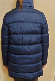 Удлинённая утепленная куртка