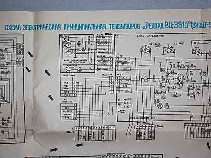 Схема телевизора рекорд