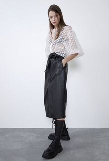 Топ из органзы Zara