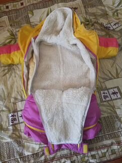 2 зимних комбинезона + конверт-одеяло на выписку