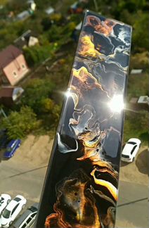 Интерьерная картина акрилом и эпоксидной смолой