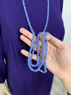 Бусы деревянные