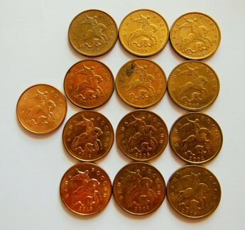 Монета 10 копеек 2002-2014гг (М) Россия