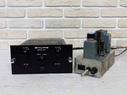 Shure SE-1 tutb mctr Фонокорректор Лампов 1961г