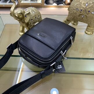 Сумка мужская MontBlanc натуральная кожа Premium