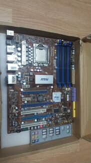 Материнская плата MSI X58 PRO + процессор I7-920