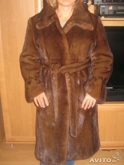 Элегантная норковая шуба