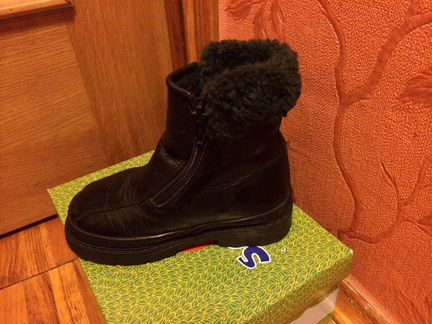 Ботинки зимние (нат. кожа, нат. мех)