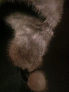 Женская шапка с норкой