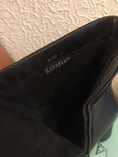 Сапоги женские демисезонные, кожаные, подкладка ба