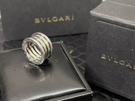 Кольцо Bvlgari 48(15-15,5) 4полосы,Оригинал,Италия
