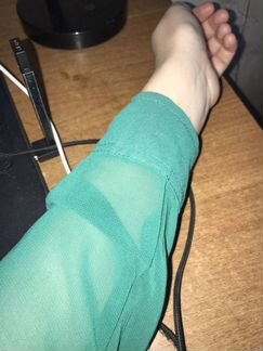 Блузка зелёная