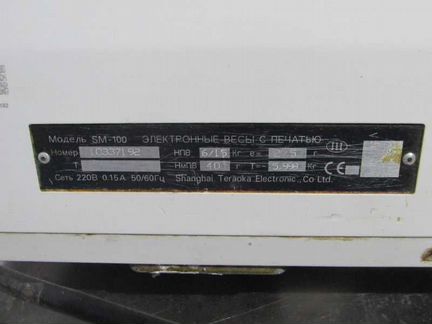 Весы с печатью этикеток Digi SM-100