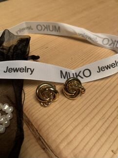Серьги винтажные, Muko Jewelry