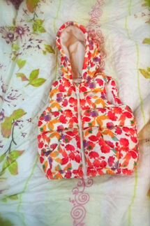 Жилетка на девочку 12-24мес zara