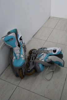 Женские ролики Re:action BW320 с экипировкой