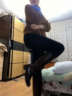 Сапоги кожаные утепленные tervolina