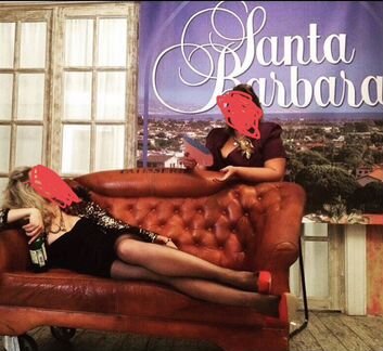 Фотозона растяжка плакат Санта-Барбара Halloween Х