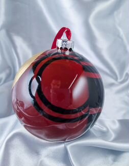 Елочное украшение шар 10 см, 