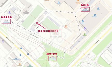 69 м² на потоке от метро к мцк / нежилое здание