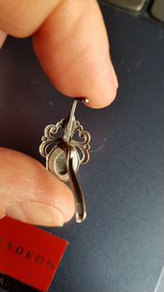 Серьги серебро натуральный камень