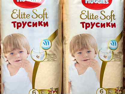 Elite soft 6. Хаггис Элит софт 6 трусики 40 шт.