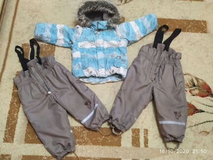 Комплект. Куртка и полукомбинезон р.80